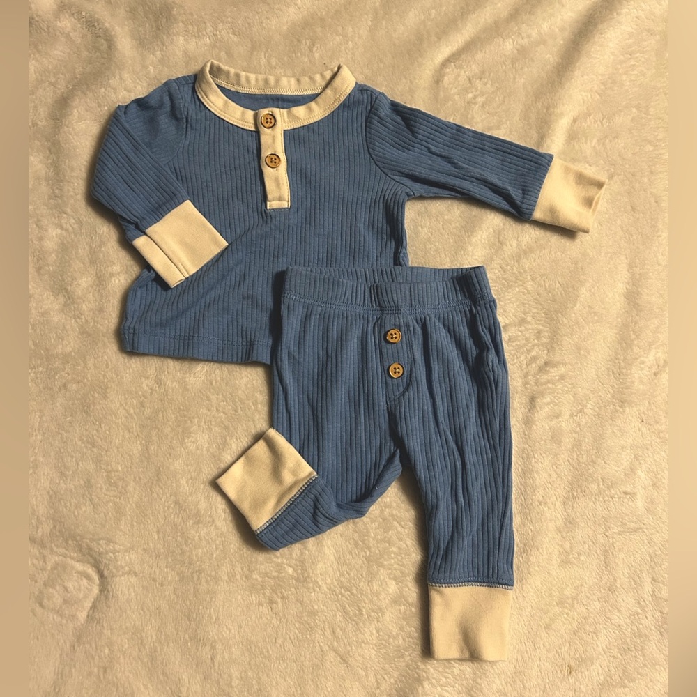 Cat & Jack NB baby boy set | Color: Blue